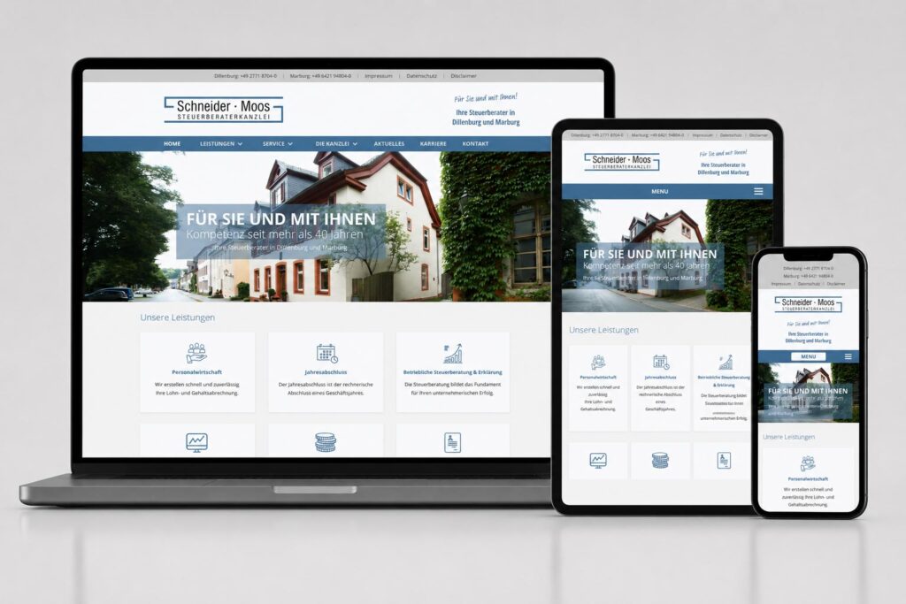 Webdesign Dillenburg - professionelle Homepages erstellen lassen