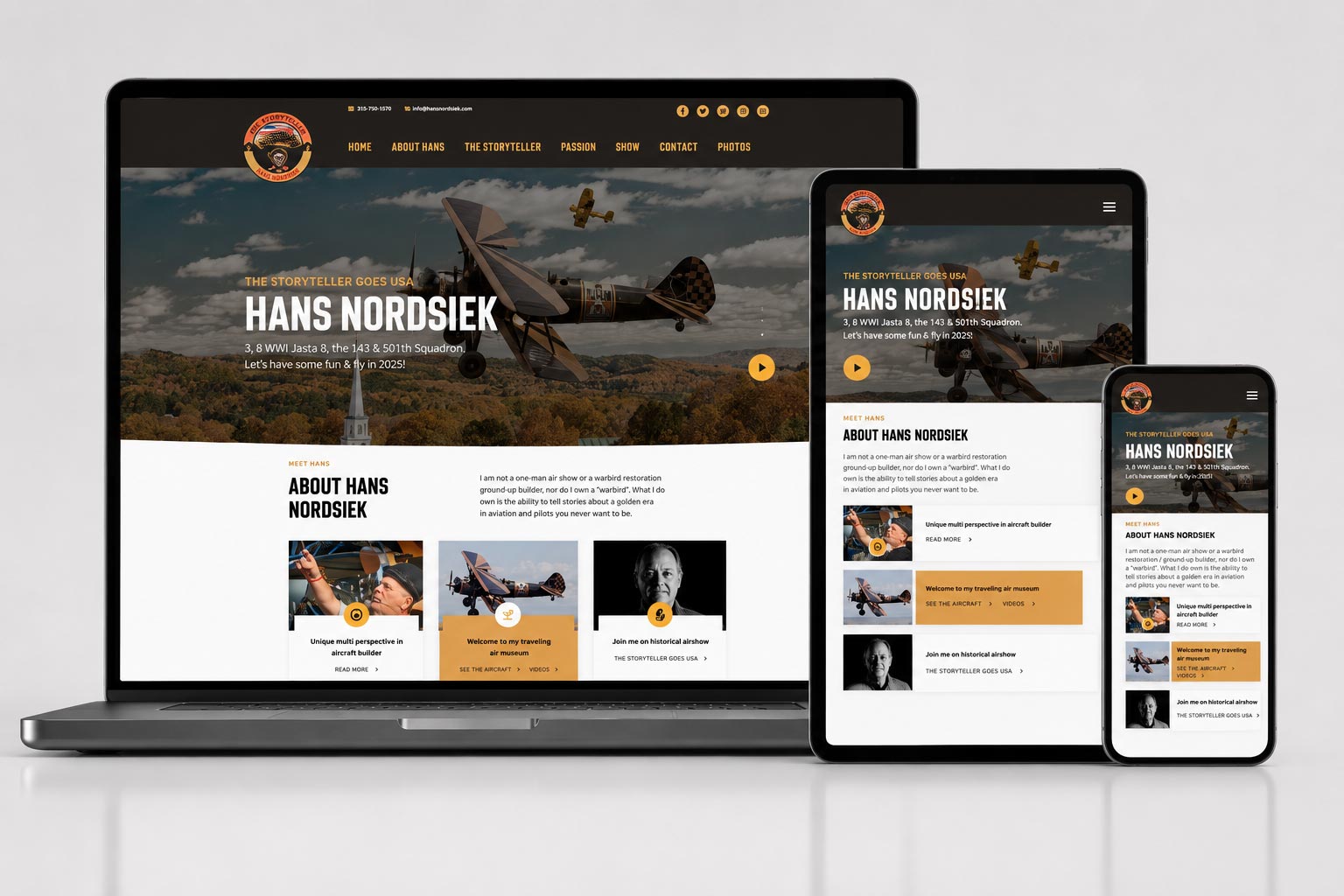 Webdesign fuer USA